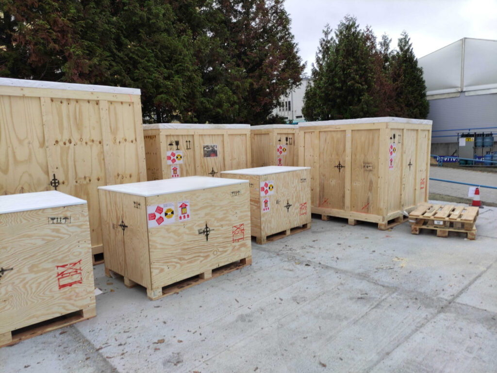 drewniane skrzynie transportowe produkcji danpol